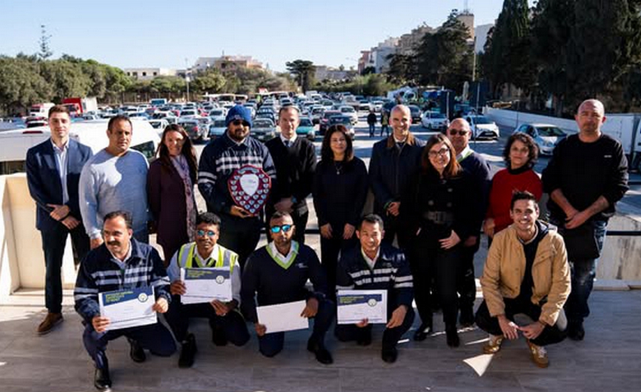 Bus drivers from Gozo and Cirkewwa depots receive awards