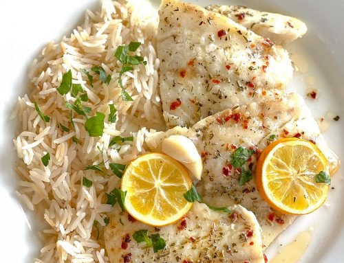 Baked Lemon Garlic Butter Cod