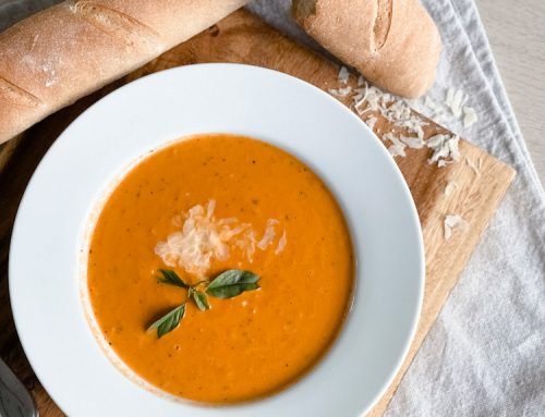 Creamy Roasted Tomato Basil Soup