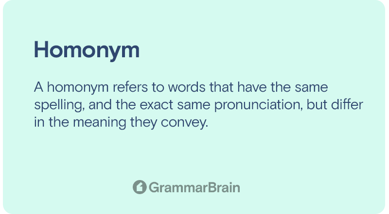 Homonym