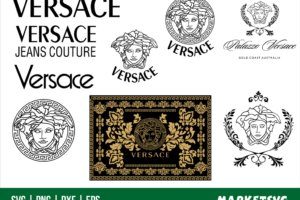 versace medusa logo svg