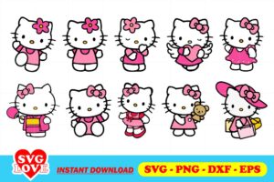 hello kitty svg bundle