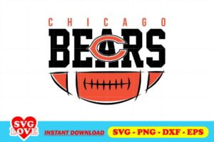 chicago bears football team SVG