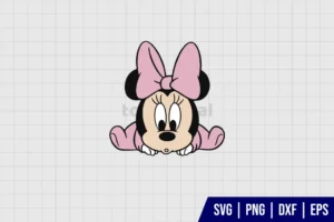 Baby Minnie Mouse SVG