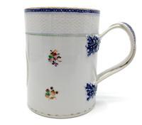 Chinese Export Porcelain Tankard Mug 18th c.