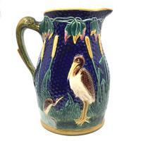 Large Majolica Pitcher