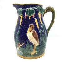 Large Majolica Pitcher