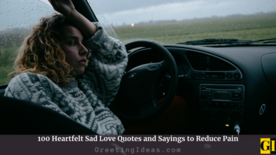 100 Heartfelt Sad Love Quotes Sayings To Reduce Pain