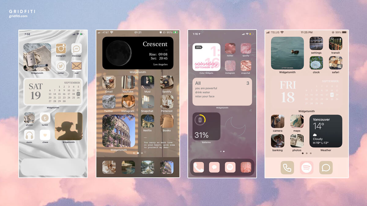 Tumblr Aesthetic iOS 14 Phone Screen Ideas