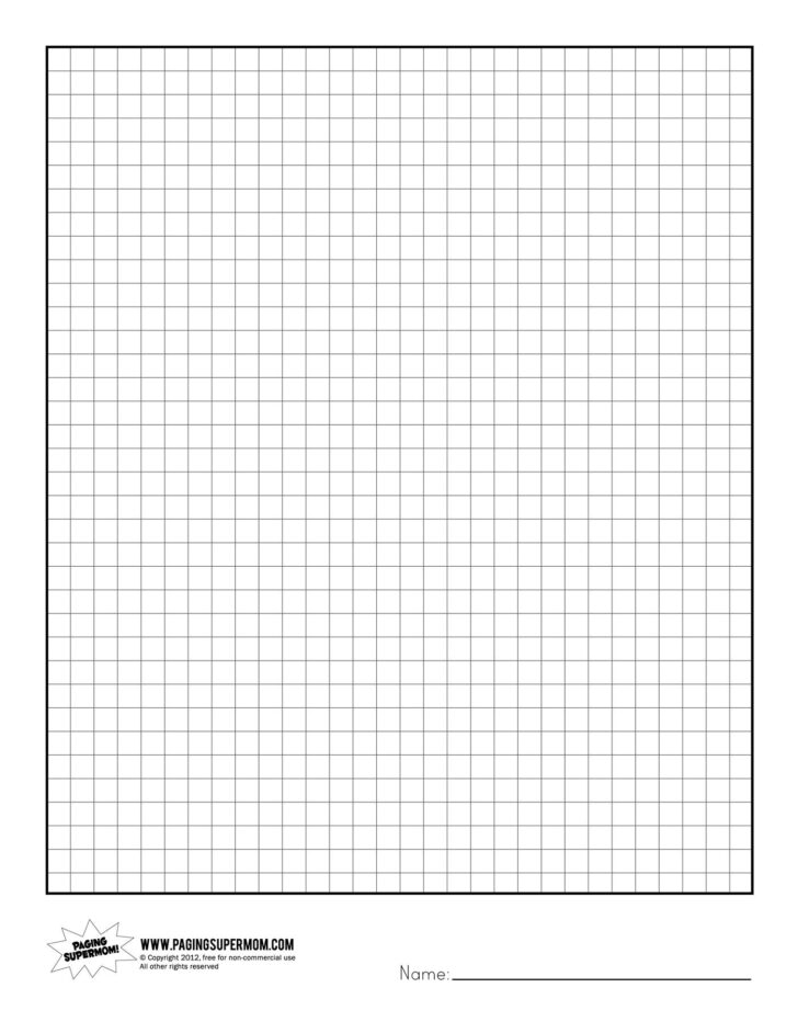 Free Printable Graph Paper 1 4 Inch Free Printable | Grid Paper Printable