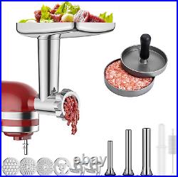 Stainless Steel Meat Grinder for Kitchenaid Mixer, Meat Grinder, Sausage Stuffer