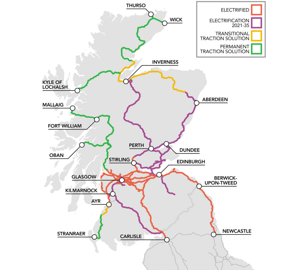 Decarbonising Scotland’s railway - Rail UK