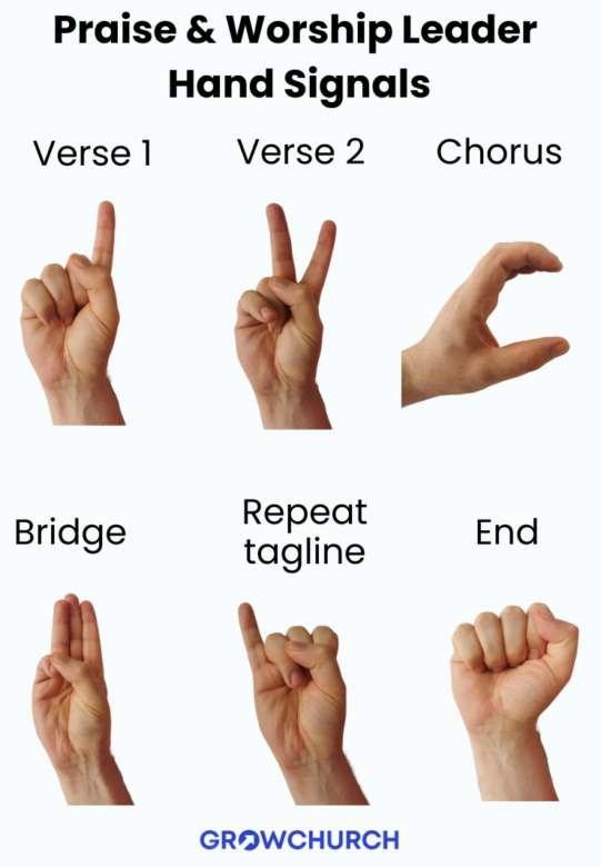 The Only 6 Worship Leader Hand Signals You’ll Ever Need