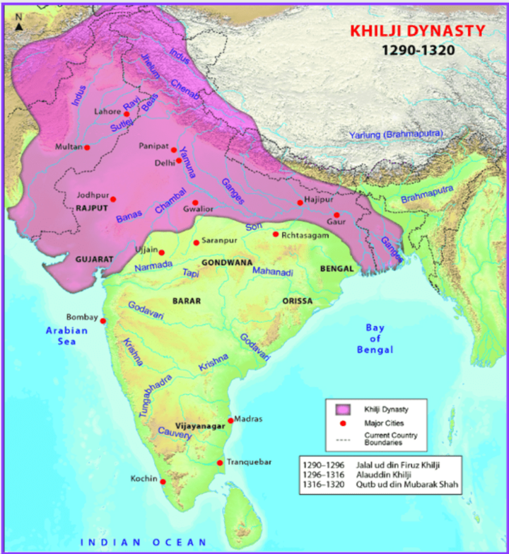 Khilji Dynasty - Rulers, Founder, Alauddin Khilji