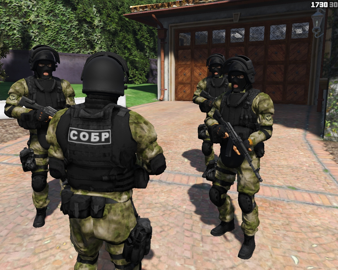 СОБР (Special Fast Response Detachment) Russia 1.4 – GTA 5 mod