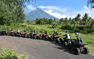 ATV Forest trail in Albay