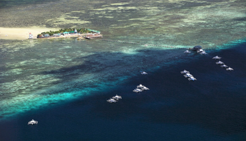 Nalusuan Island aerial view