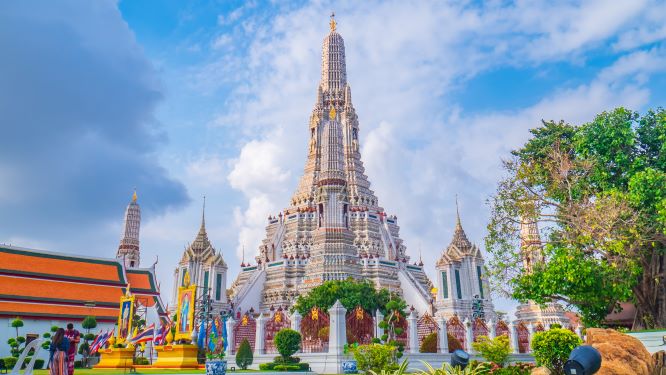 The Central Prang of Wat Arun temple