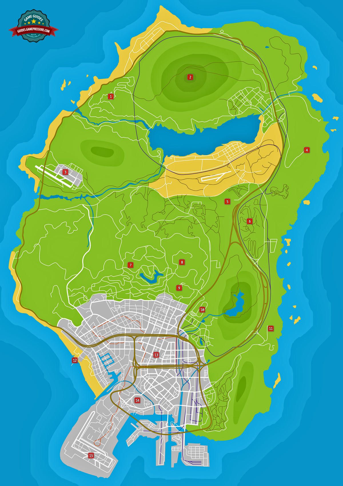 GTA 5: Most interesting places - map, list, tips | gamepressure.com