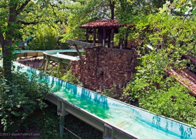 Sections of both flumes