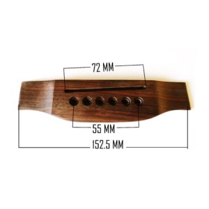 Acoustic guitar bridge by Guitar Anatomy