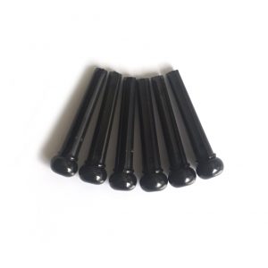 Black Guitar Bridge Pins String Pegs