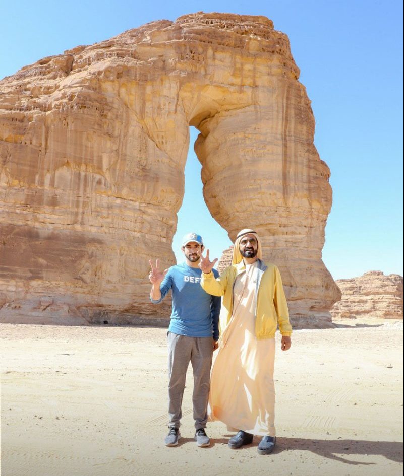 Pics: Sheikh Mohammed tours historic site in Saudi