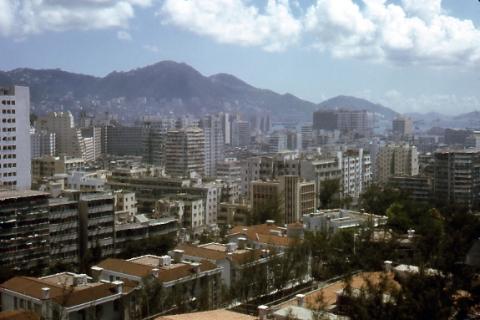 View across Kowloon to Island