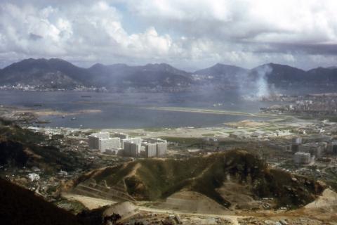 KaiTak from Kowloon Peak 1964