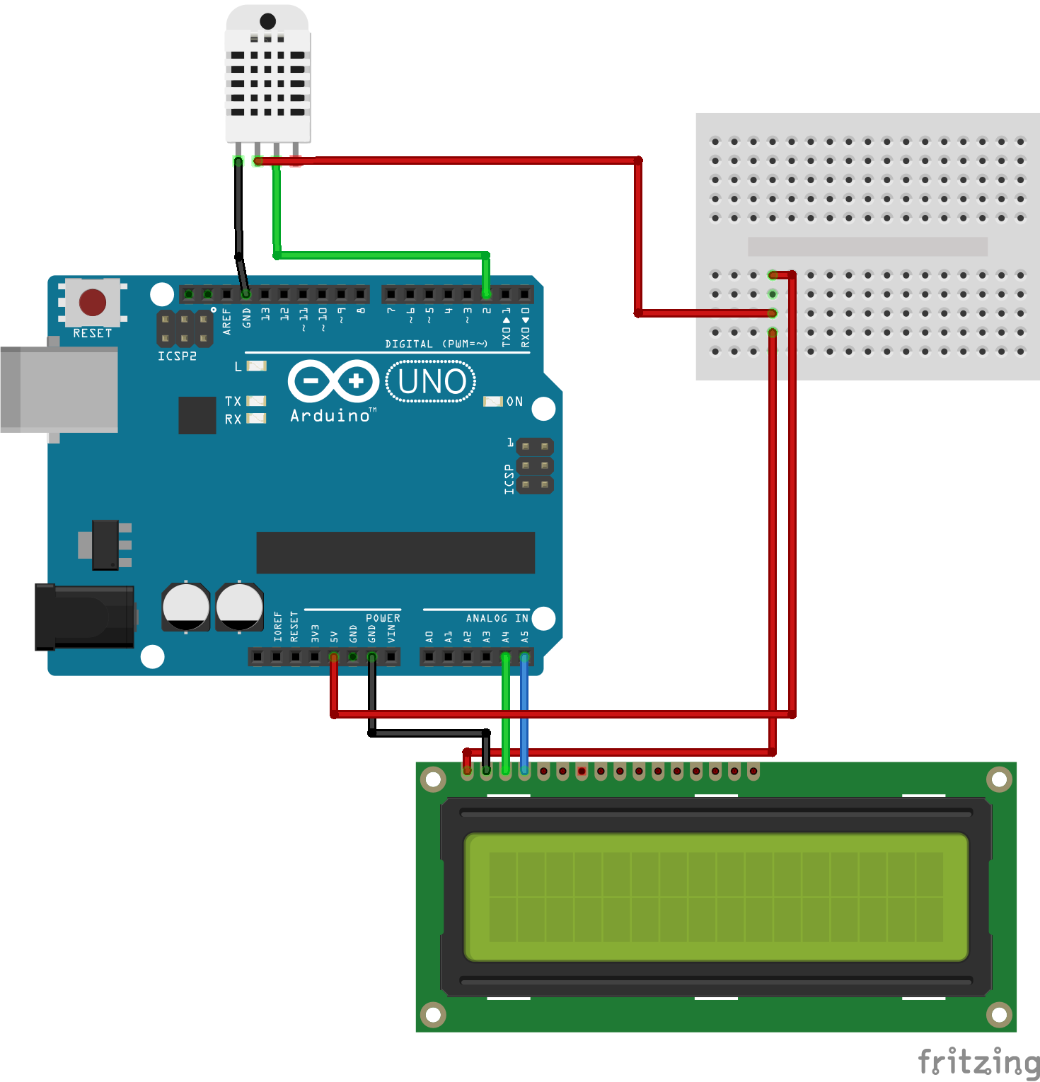 Beginner Arduino Project Dht11 With Lcd I2c Youtube - vrogue.co