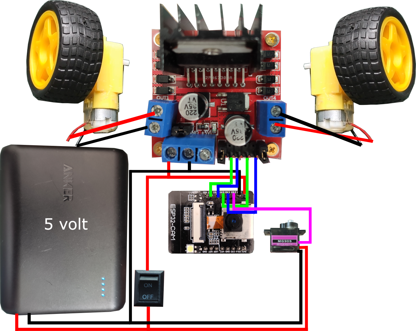 Build an ESP32CAM Robot Car, esp32 car - okgo.net