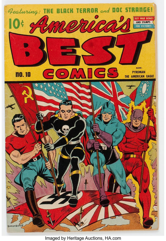 America's Best Comics #10 (Nedor Publications, 1944) Condition- VG.