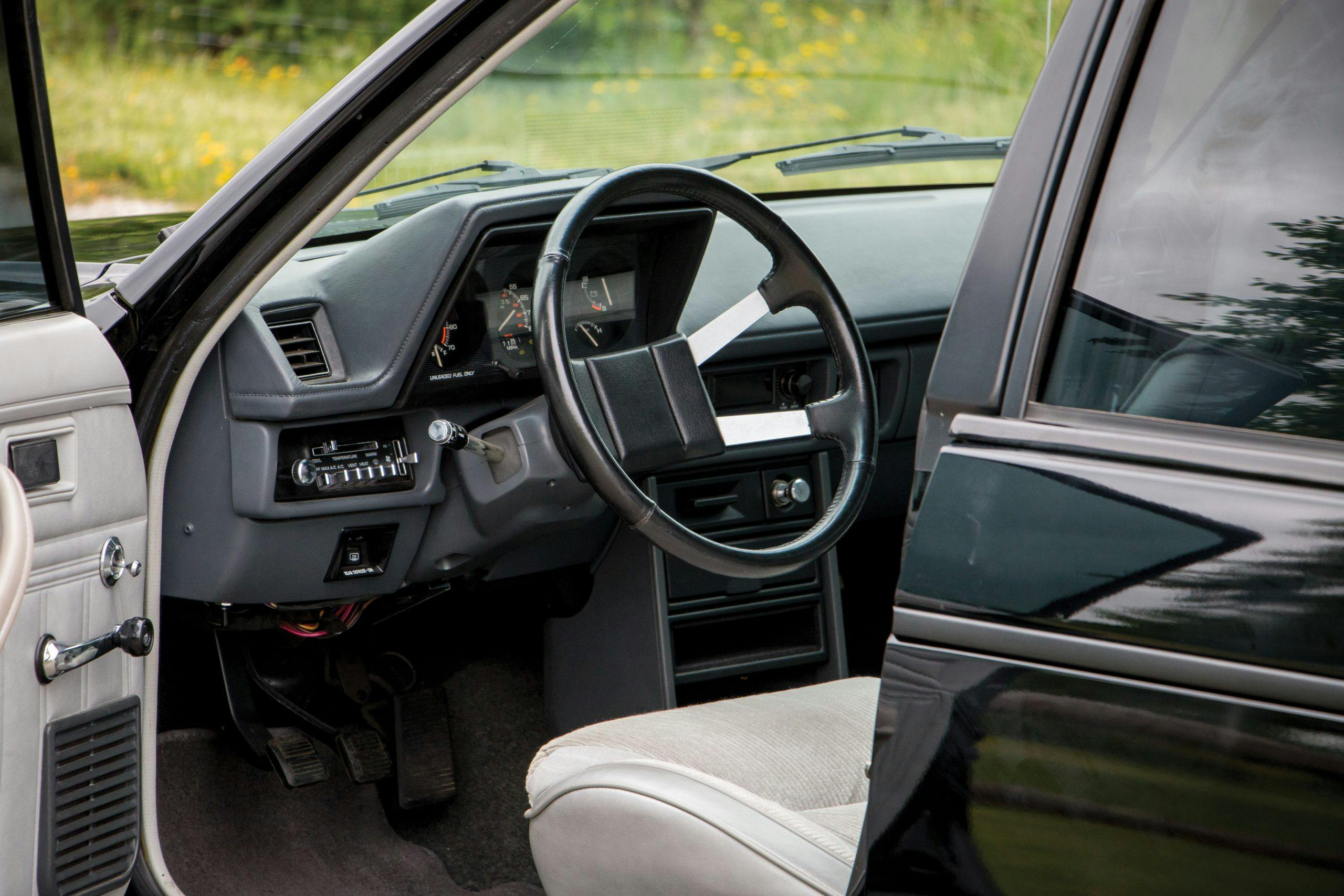 1986 Dodge Shelby Omni GLHS interior