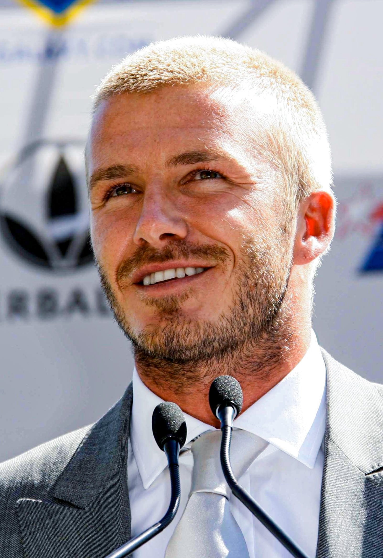 David Beckham's Burr Cut