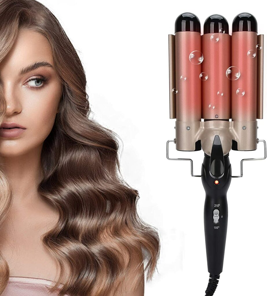 3-Barrel Curling Iron