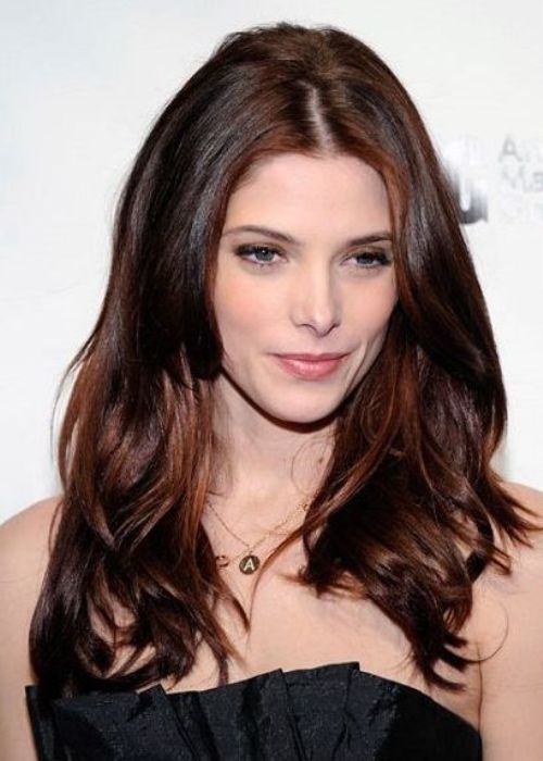 Dark red chocolate hairstyles for women