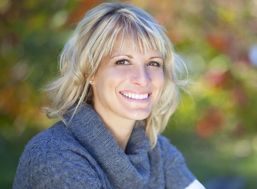 bangs hair for women with receding hairlines