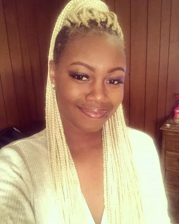 Blonde Pixie Braids