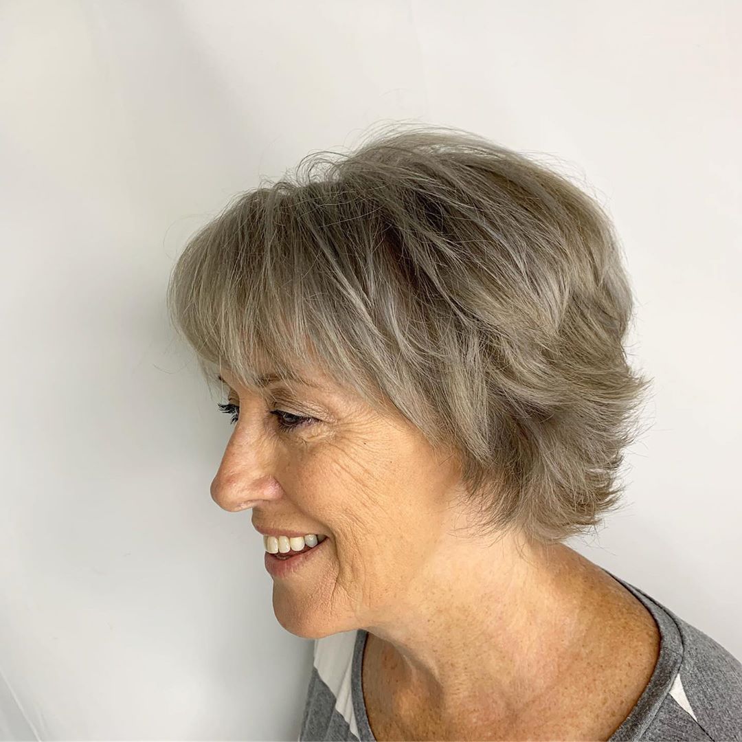 18 Modern Haircuts for Women Over 70 to Look Younger