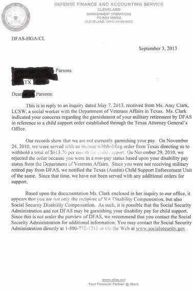 Support Letters For Va Disability Claims