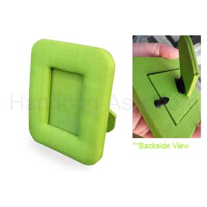 Modern green photo frame