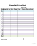 2022 Weight Loss Chart - Fillable, Printable PDF & Forms | Handypdf