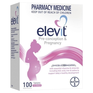 Elevit bầu Úc 100 viên Mẫu Mới – Vitamin tổng hợp cho bà bầu hàng đầu Úc