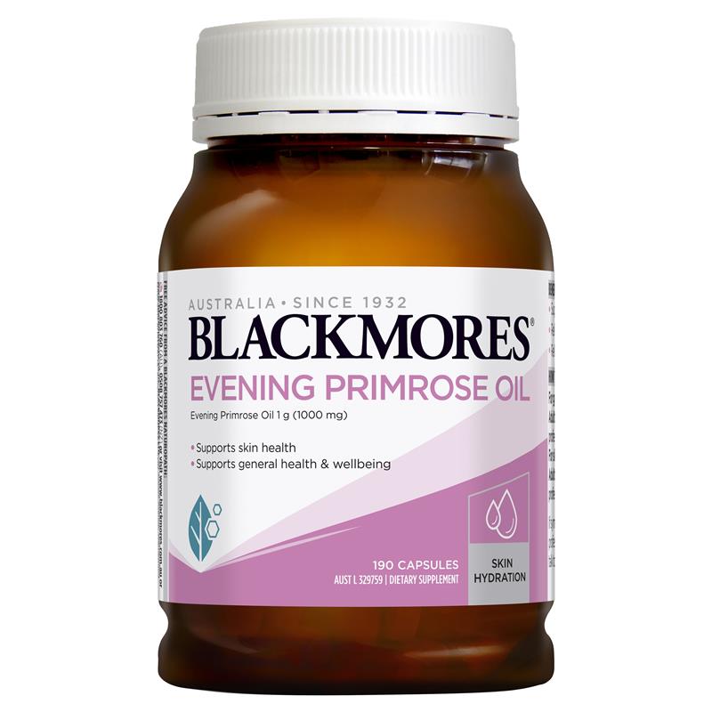 [MẪU MỚI] Tinh dầu hoa anh thảo Blackmores Úc Evening Primrose oil 190 viên