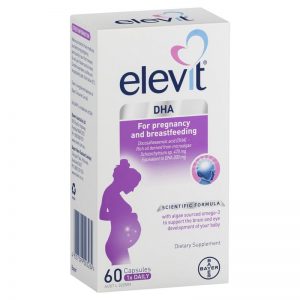 [MẪU MỚI] Elevit DHA cho mẹ bầu và cho con bú 60 viên của Úc