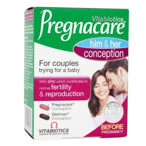 [HOT] Viên uống hỗ trợ tăng khả năng thụ thai Pregnacare Him and Her 60 viên