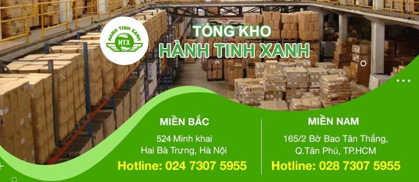 Địa chỉ tổng kho Hành Tinh Xanh