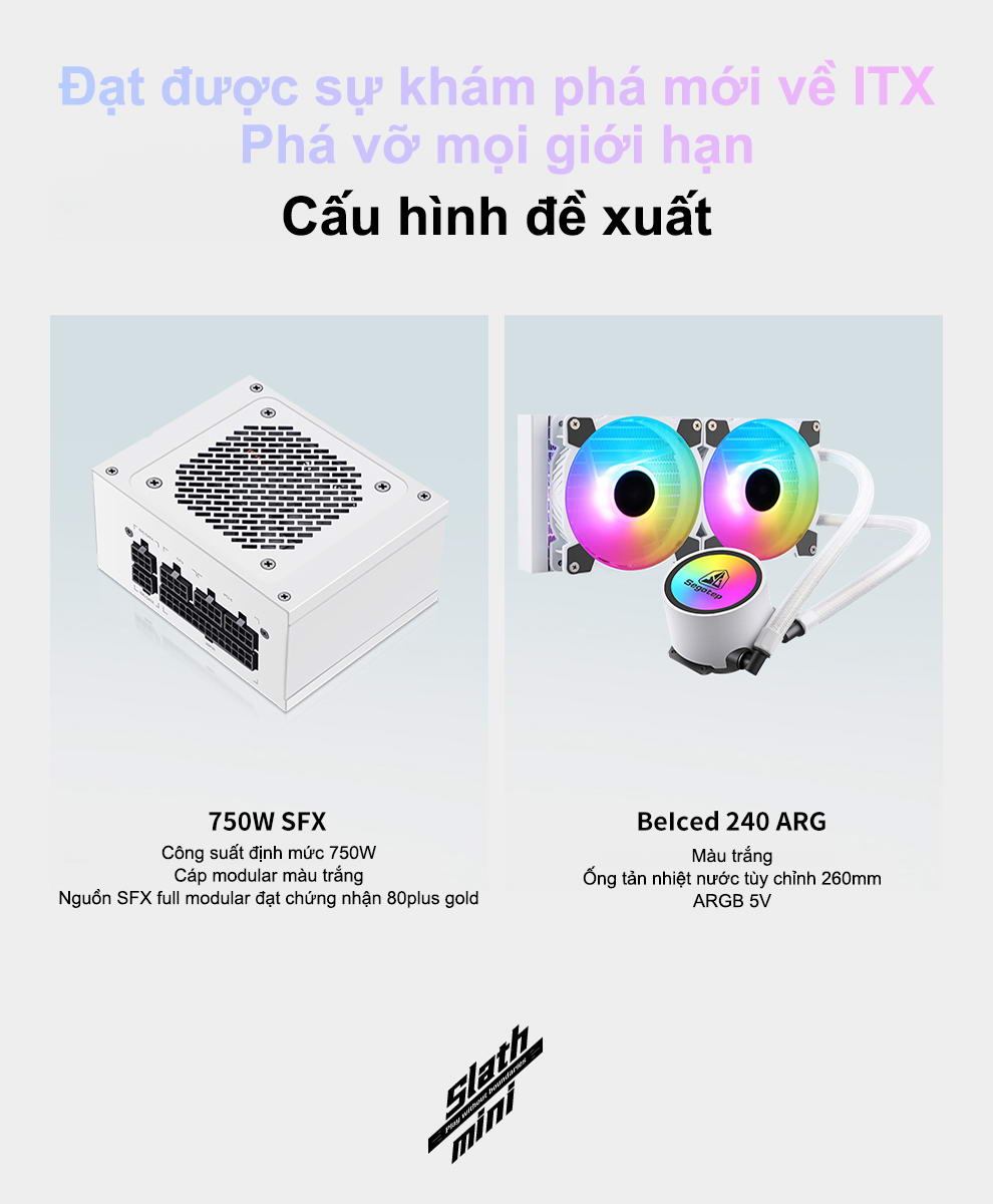 Vỏ Case Segotep Slath Mini ITX