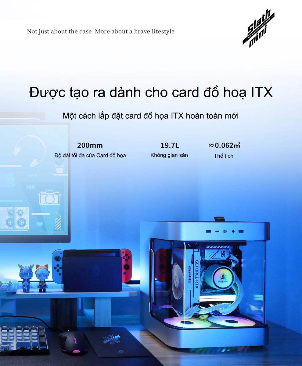 Vỏ Case Segotep Slath Mini ITX