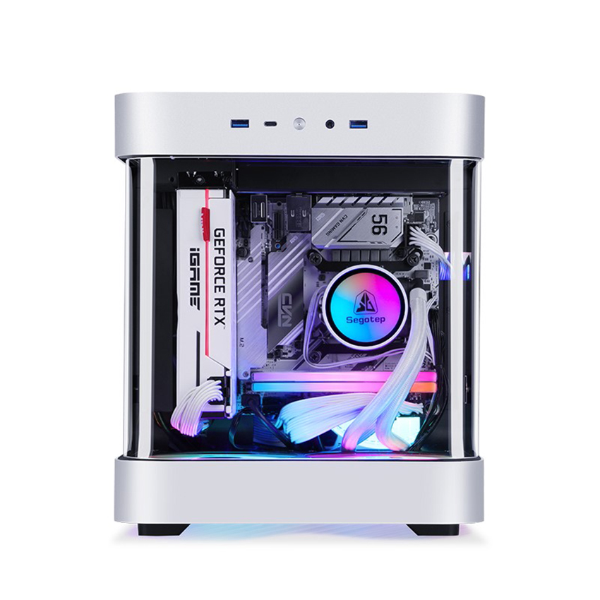 Vỏ Case Segotep Slath Mini ITX (Mini Tower/Màu Trắng)